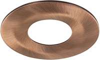 Megalux 401FBCO Standard Bezel Spotlight Hole Converter Steel Brushed Copper_base
