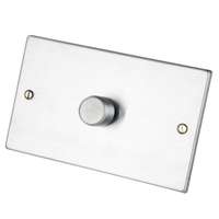 1G 2W Dimmer 1000W Twin Plate Satin Chrome T03.971.1000_base