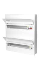 Danson Double Stacked Metal Consumer Unit 38 Ways (18+20) With 100A Main Switch & 2 x 80A 30 mA RCDs