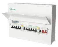 Danson High Integrity Fully Loaded Consumer Units With Dual RCDS And Main Switch 12 Ways
