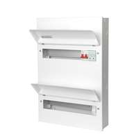 Danson Double Stacked Metal Consumer Unit 27 Ways (12+15) With 100A Main Switch & T2 SPD And Connect