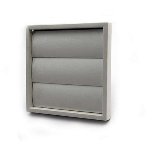 100mm 4 Inch Extractor Fan Wall Grille Grey Gravity_base