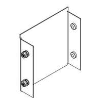 Legrand MGR66E Galvanised Steel Stop End for Trunking 150mm x 150mm_base