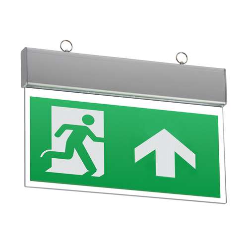 230V IP20 Ceiling Mounted LED Emergency Exit Sign (maintained/non-maintained)_base