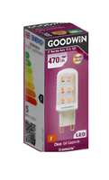 GOODWIN  Capsule Clear G9 300D 4.5W/40W 470lm Non-Dimmable Ra90 6500K LED Lamp