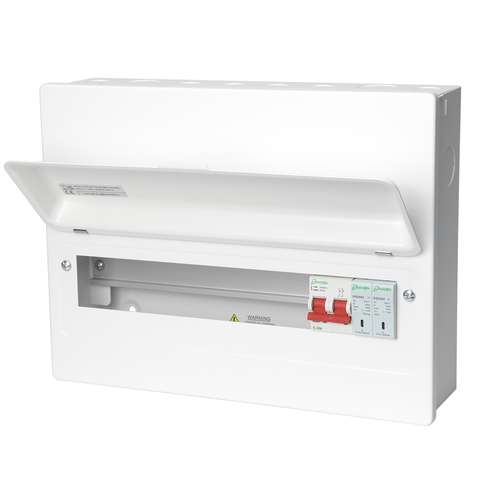 Danson E-MM164/SPD1 Metal Consumer Unit With SPD And 100A Main Switch 12 Ways