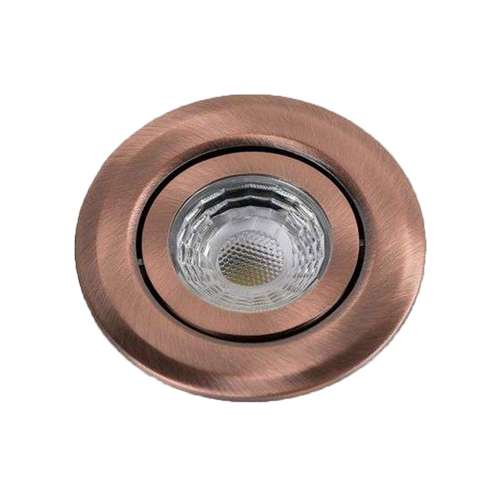 Megalux 401FANC Standard Bezel Spotlight Hole Converter Steel Antique Copper_base