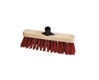 12PVCSTB 12" Stiff Black PVC Sweeping Broom Brush with Socket, Supplied without Handle_base