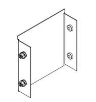 Legrand MGR33E Galvanised Steel Stop End for Trunking 75mm x 75mm_base