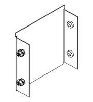 Legrand MGR44E Galvanised Steel Stop End for Trunking 100mm x 100mm_base