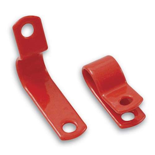 Termination Technology AP7R-50 7mm Red Pyro/Soft Skin Cable Clips LSF Coated (Pack of 50)_base