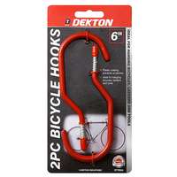 DEKTON 2PC BICYCLE HOOKS 8 MM 150MM/6''