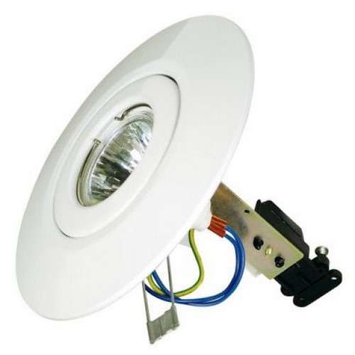 ETERNA CR80WH White Ceiling Downlight Converter Kit Low Voltage/GU10 for Bedroom_base