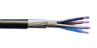 6944X 1.5mm² Black 4 Core SWA Armoured Cable, 23 Amps, 50m_base