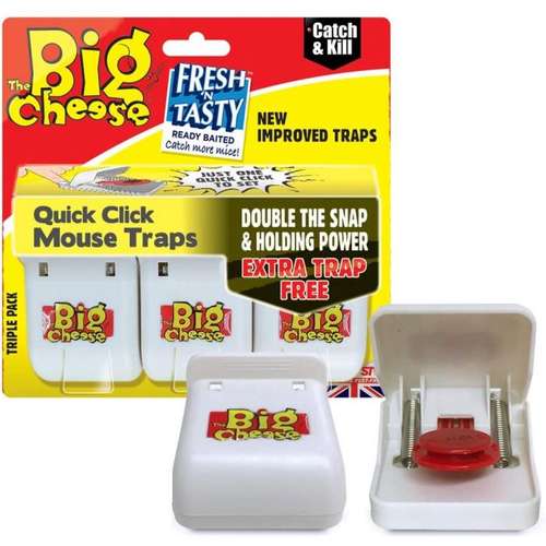 Big Cheese STV147 The Quick Click Mouse Traps