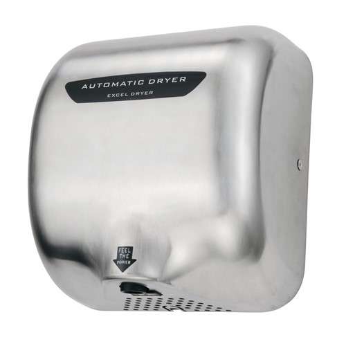 HDCT18CHR Automatic Commercial Bathroom Hand Dryer Brushed Chrome 1800W_base