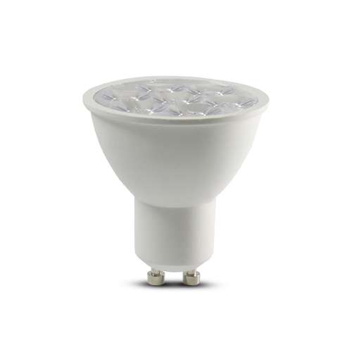 V-TAC LED Spotlight Ripple Plastic Bulb GU10 Samsung Chip White 6W_base