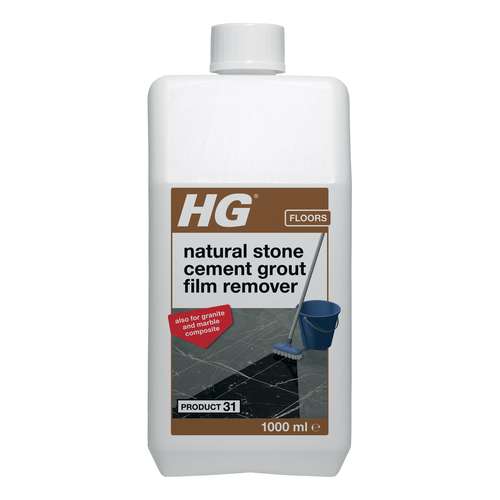 HG HG135 Natural Stone Cement Grout Film Remover (Product 31) 1L