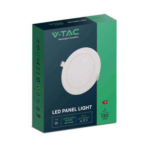 VT-61106 3W LED MINI PANEL COLORCODE:3IN1 RD