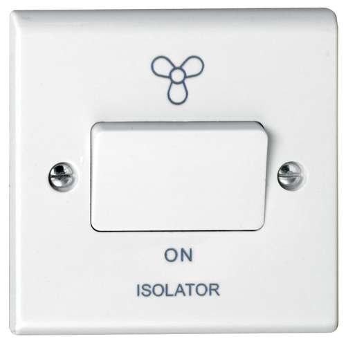 Thrion SLFANSW 6A Slimline 3 Pole Fan Isolator Switch_base