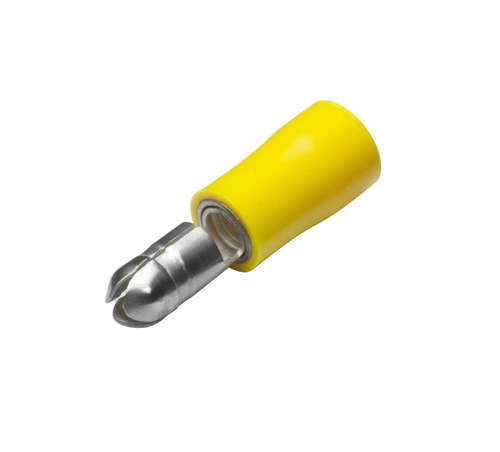 MBY5.0 Bullet Terminal Brass Male 5.0mm Yellow_base