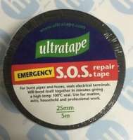 Ultratape Black S.O.S Repair Tape (25MM x 5M)_base