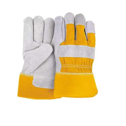GLOVEWORKY Leather Canadian Rigger Gloves Yellow_base