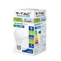 V-TAC VT228 9W A58 High-quality Plastic Bulb Samsung Chip E27 3000K (VT-210)_base