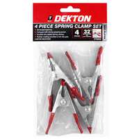 Dekton DT60650 4 piece Spring Clamp/Stall Clip Holder Set_base