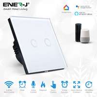 ENER-J SHA5313 Smart Wi-Fi Touch Switch 2 Gang, No Neutral Needed_base