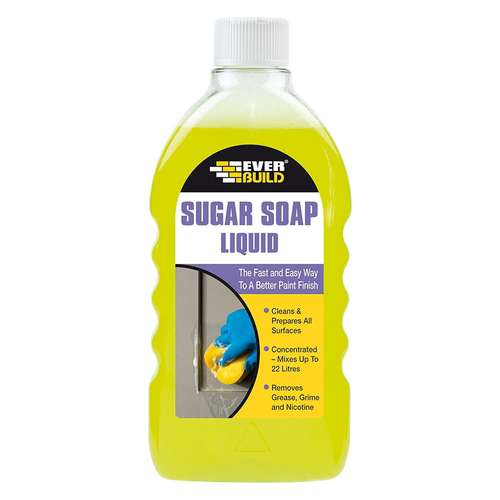 EVERBUILD SOAPLIQ Grease & Grime from Painted Surfaces Sugar Soap Liquid - 500ml_base