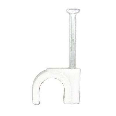 Fastpak 3.5mm Cable Clips Round White, VP1444_base