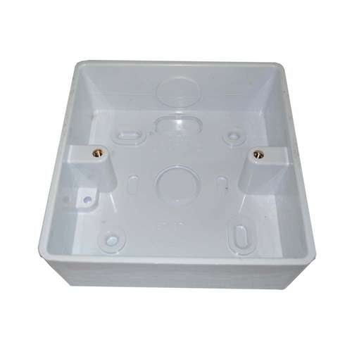 DELIGO DRC1 One Gang 32mm Conduit Entry Switch or Socket Boxes Round Corner_base