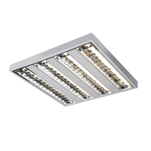 IP20 4x14W T8 Surface Mounted Emergency Fluorescent Fitting 600x600x75mm_base