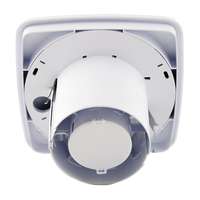 Xpelair XPLV100PS 100mm Square SELV Bathroom Fan With Pullcord And Wall Kit_base