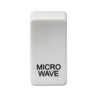 Switch cover "marked MICROWAVE" - white_base