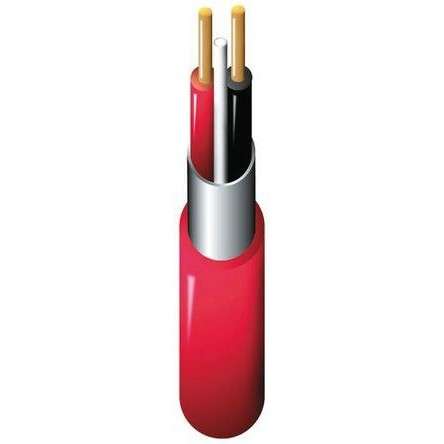 Prysmian 1.5mm² 2FP200 Gold 2 Core Red Fire Protected Cable, 100m_base