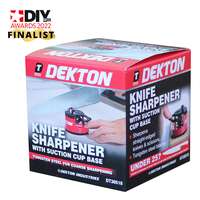 DEKTON KNIFE SHARPENER WITH SUCTION CUP BASE