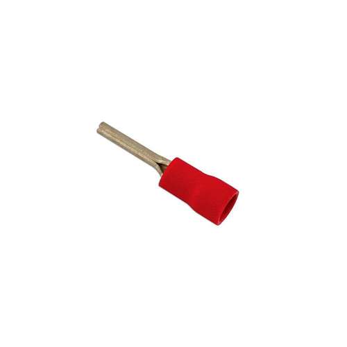 RONBAR PTR12.0 High-Quality 12mm Insulated Crimp Pin Terminal Copper Red_base