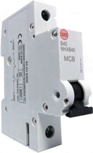 Wylex NHXB40 40 Amp MCB fuse (Replacement for NSB40)_base