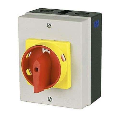 25A 4 Pole TP & N Rotary Isolator Switch IP65_base