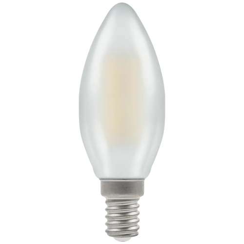 Crompton CRCAN5SESWWOP LED Candle Filament **Pearl** Dimmable 5W 2700K SES-E14