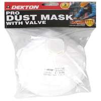 Dekton DT70945 3 Piece Pro Dust Mask With Valve _base