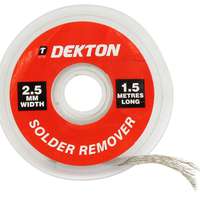 Dekton DT60940 Solder Remover 2.5mm x 1.5metre Desoldering Braid Wick_base