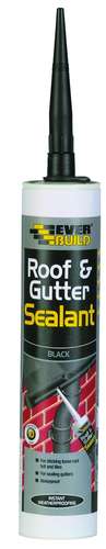 Everbuild Roof & Gutter Sealant - Black, ROOF_base