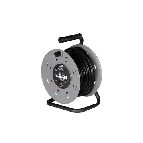 STATUS WCR20 Open Drum Steel Frame Cable Reel 20 Meter 4 x 13A sockets_base