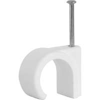 3.5mm White Round Cable Clips, RC3.5-wht_base