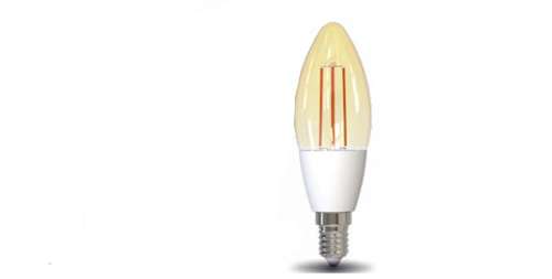 HOMEFLOW B-5007 Decorative Filament Smart Bulb Warm White Led Small Edison Screw_base