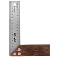 DEKTON DT55325 6" Mini Tri Square Spirit Level Carpenter Measuring_base