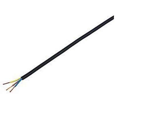 3-Core Pond Rubber Flex Cable Black 0.75mm_ x 25m_base